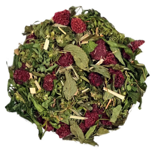 Herbata konopna konopia z maliną, mięta, trawa cytrynowa 30 g