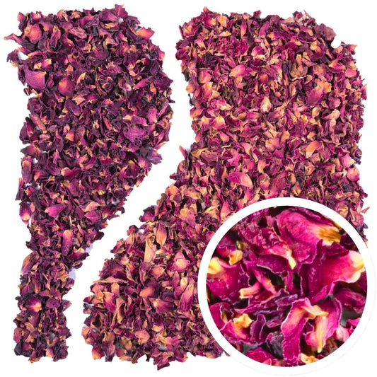 Płatki róży suszone jadalne - róża płatek