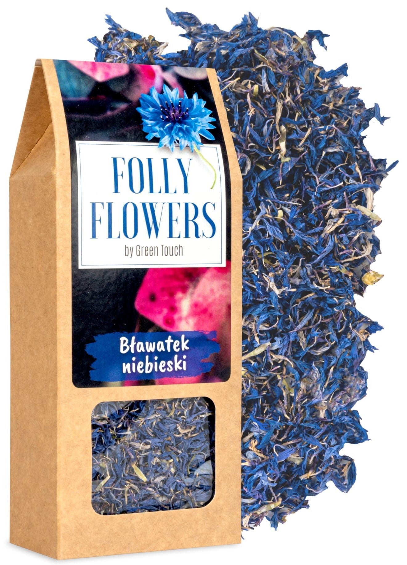 Bławatek niebieski chaber suszony kwiaty jadalne 10g
