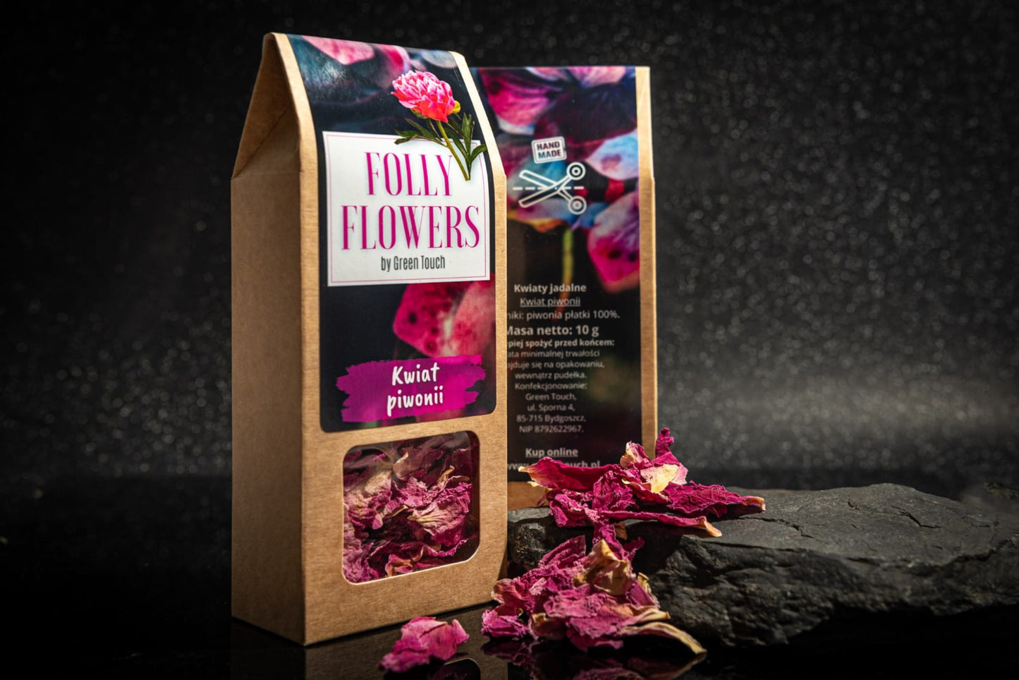 Płatki piwonii kwiaty jadalne piwonia 10g