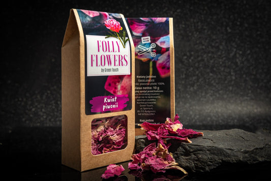 Płatki piwonii kwiaty jadalne piwonia 10g