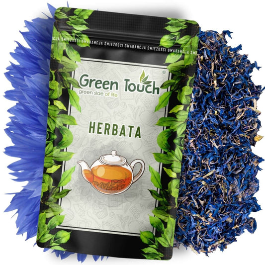 Bławatek niebieski suszone płatki chaber jadalne kwiaty kwiat bławatka